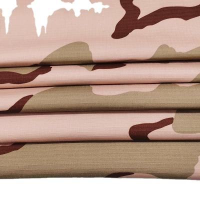 China 65%polyester flame retardant 35%cotton camouflage military uniform fabric for sale