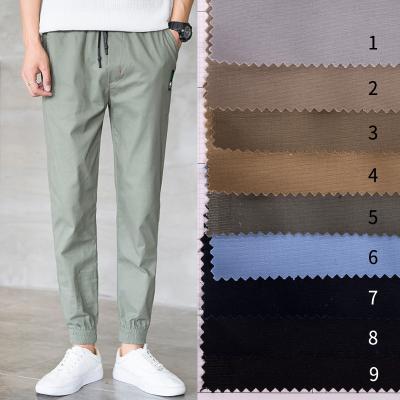 China Good Quality Textiles 97 Cotton 3 Spandex Twill Mens Pants Antistatic Woven Fabric for sale