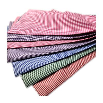 China Yarn Dye Polyester Shrink-Resistant Cotton Poplin For School Uniform Fabric for sale