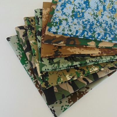 China Fire Retardant Wholesale TC Camouflage Twill Fabrics For Military Uniform Cloth for sale