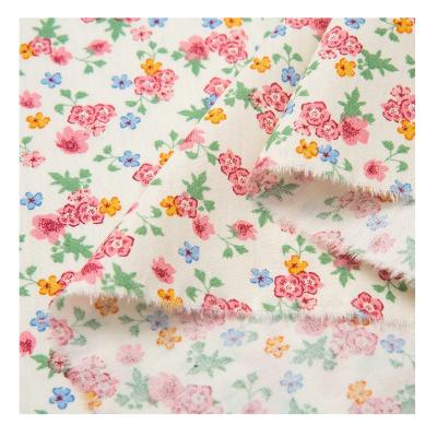 China 2021 Shrink-resistant low moq accept customization digital printing 100% cotton woven poplin fabric for garment for sale