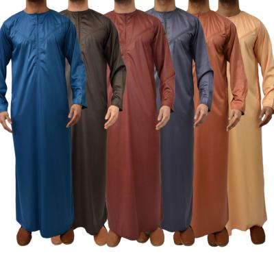 China China Shrink-Resistant Dyed Arabic Fabric Dubai Arabic Fabric Factory Thobe Dress Fabric for sale