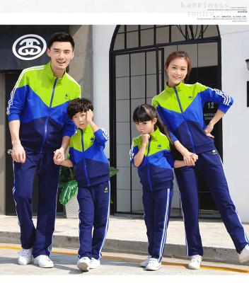 China Spring and autumn anti-shrink school uniform set clothes for sale