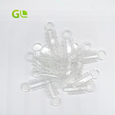 China GL Ortodoncia Rotational Wedge Consumables Materials Plastic Transparent Orthodontic Elastic Rotation Wedges For Bracket for sale