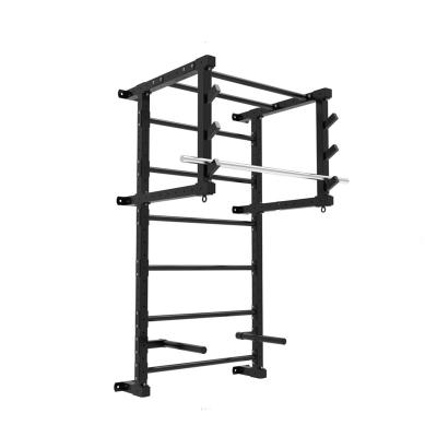 China Universal Multifunctional Wall Mounted Pull Up Bar Chin Up Bar Dip Station Ladder Pull Up Bar for sale