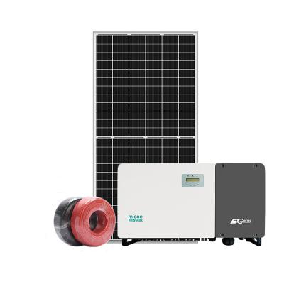 China Home Commercial Industrial Micoe 30KW Complete 36KW 40KW 50KW On Grid Solar System for sale