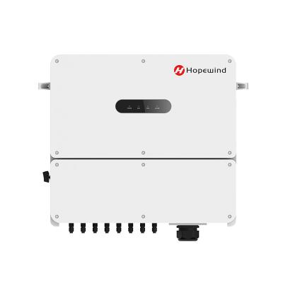 China Micoe Hopewind 4 MPPT 60kW 70kW 75kW Commercial/Industrial/Home Solar System On Grid 3 Phase Solar Inverters for sale