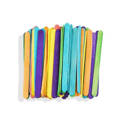 China Europe Popular Children's DIY Color Wooden Hand Fan Craft Wooden Stick Stick for sale