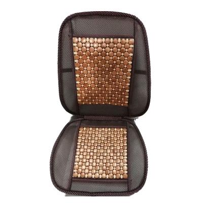 China Natural wood pearl car seat cover, car seat cover in beige color, car seat covers design for sale