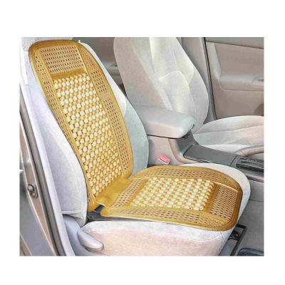 China Comfortable Wooden Pearl Car Cushion Drivers Flower Carpet Cushion Set for sale