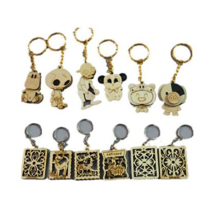 China Custom wood key chain from Europe, laser engraved football keychains, laser light key chain for sale