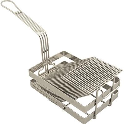 China Viable Cooking Tool 304 Stainless Steel Tostada Corn Cake Fryer Basket Multi Layers for sale