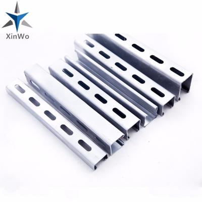 China Construction Good Quality Galvanized Strut Channel For Solar Panel for sale