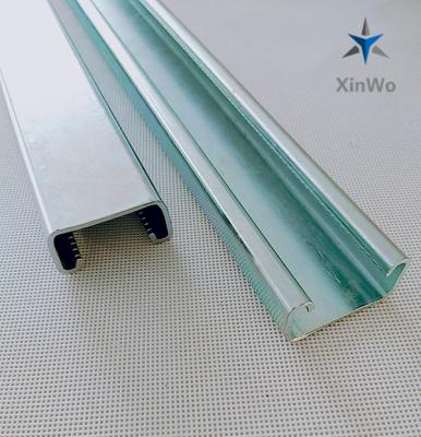 China Construction light weight galvanized steel c purlin slotted 41x41 unistrut for sale