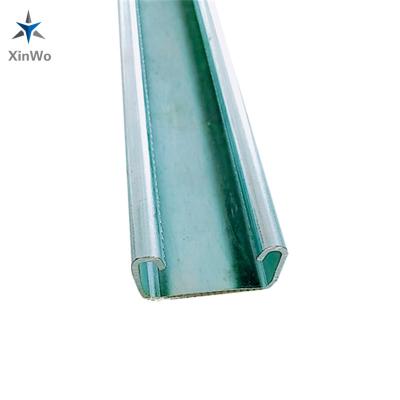 China Universal Construction And 41*21*2.0mm Pre-galvanized Slotted U Channel Electrical Struts Cheap Struts for sale