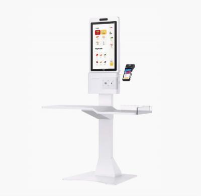 China Foodservice Industry 21.5 Inch Touch Screen Payment Kiosk Self-Ordering Machine For Restaurant Self-Service Ordering Machine Built-in Printer RK3399 for sale