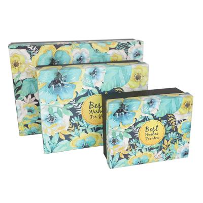 China Hot Selling Recyclable Customized Printing Best Gift Wrapping Craft Paper Box With Lid for sale