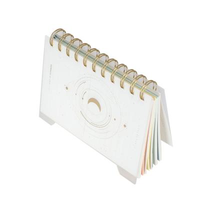 China Artistic Design Printed Spiral Logo Notebooks Eco - Friendly Paper Custom Notepad for sale