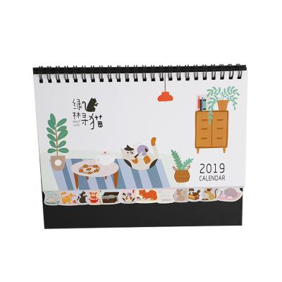 China Custom Cute Table Calendar Desk Calendar Planner Sizes Desk Calendar 2020 for sale