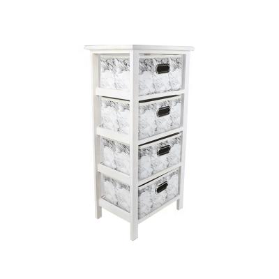 China Cheap storage cabinet chest natural wood furniture solid wood wooden drawers for sale