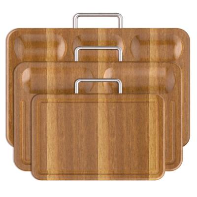 China Chopper 3 Heavy Duty Universal Thick Acacia Wood Disposable Cutting Board Set for sale