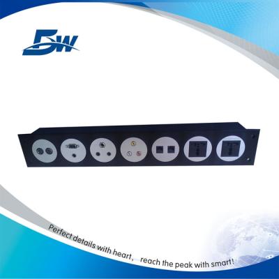 China BW-W63 Hotel Furniture Wall Outlet Box / Media Hub Commercial Outlet For Large Conference Table for sale