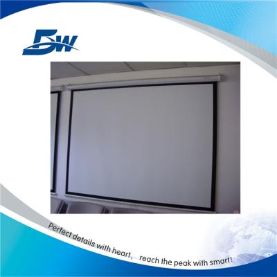 China Remote Electric Audio Visual Device Electric Projector Screen To Meet System for sale