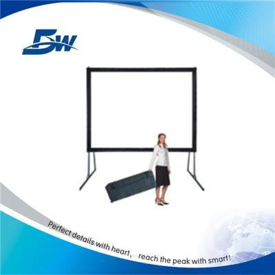 China wholesale electric floor projector screen/fast foldable projection screen for sale