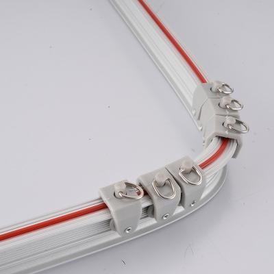 China The good supplier durable low price sliding ceiling etc. China Curved Aluminum Curtain Rail Track for sale