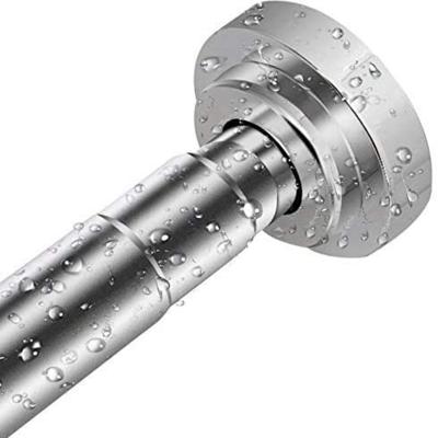 China Fashinable 304 Stainless Steel Telescopic Adjustable Curtain Rod Shower Rod Shower Pole for sale