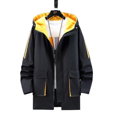 China 2021 Wholesale Hot Selling Spring Viable Men's Casual Plus Size Hooded Loose Jacket Men's Gap Coat for sale