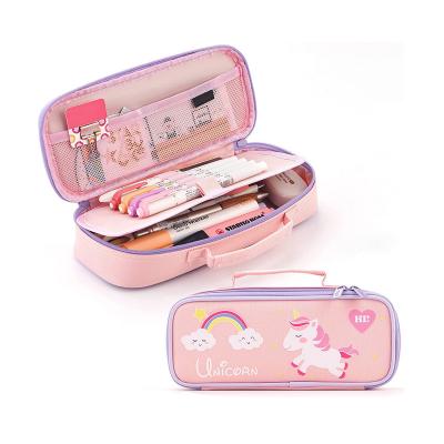 China Schools & Cute Pencil Pouch School Bag Offices School Bag Portable Medium Capacity Pencil Cases Bags for sale