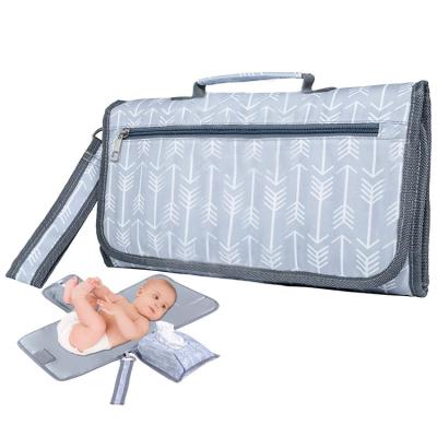 China Portable Baby Changing Pad Foldable Baby Changing Mat Soft Waterproof Changing Mat Pad for sale