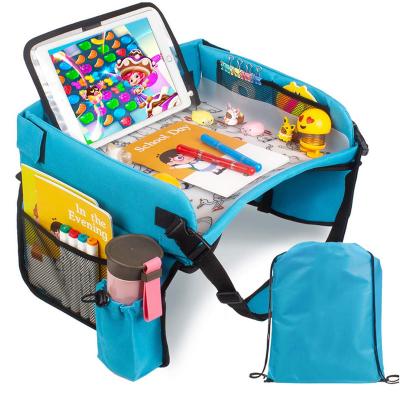 China Cute Car Seat Organizer Kids Travel Tray Car Tray Laptop Dining Kids Car Seat Tray for sale