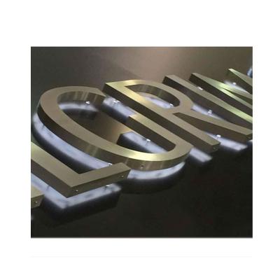 China Elegant Styles Elegant Styles Customized Acrylic Backlighting Word Backlit Channel Letters Led Sign Outdoor Led Sign Advertising Sign for sale