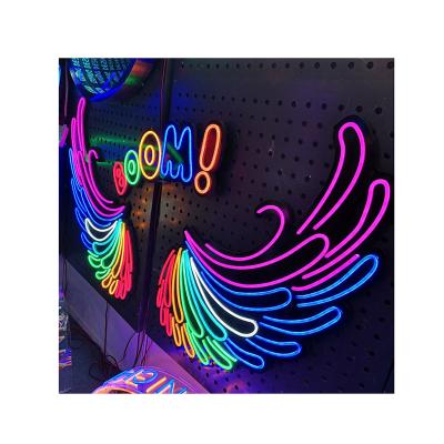 China Indoor Outdoor Indoor Outdoor custom acrylic letters good vibes lights usb battery led flex neon signs for bedroom for sale