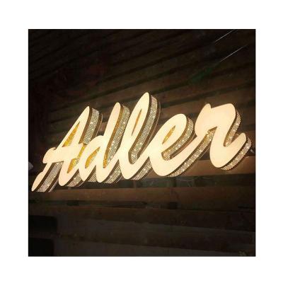 China Buildings Buildings Custom advertising signs front luminous letters office wall Led signs indoor commercial signs for sale