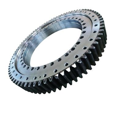 China Four Point Contact Teeth Hardened Single Row Ball Slewing Ring Bearing 013.25.630 for sale