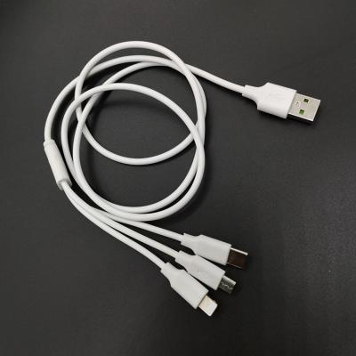 China Etc.electronic Cheap Mobile Phone Product 3 In 1 Usb 3.0 Charger Cable Type C 8 Pin Micro Usb Fast Cable For Iphone Android Mobile Phone for sale