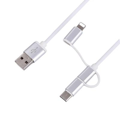 China Universal Charging All Electronics Factory Direct Cable 2021 New Usb Multiple Data 3 In 1 Usb Charger Cable For iPhone For Samsung for sale