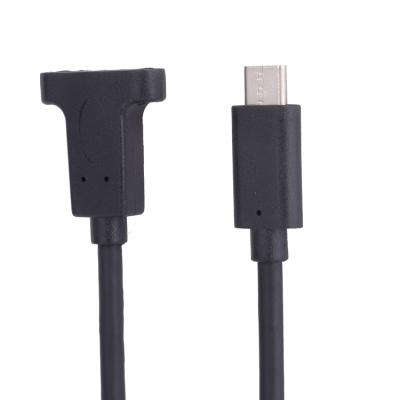 China Other new 2021 factory directly supply 1m type c male to c panel mount usb c female extension cable for sale