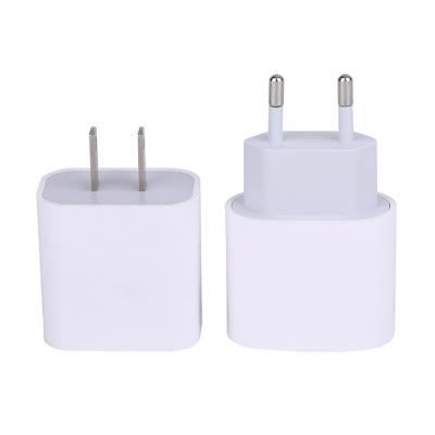 China Mobile Phone PD 20w Wall Charger Usb Type US EU Plug C Wall Charger PD Fast Charging For Iphone for sale