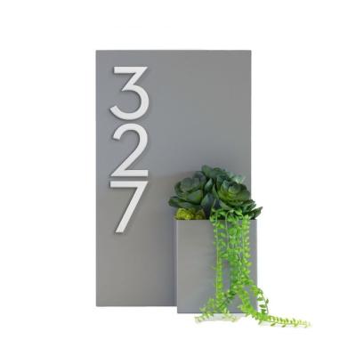 China Minimalist Customized Build No House Number Decoration Flower Pot Front Door Plant Pot for sale