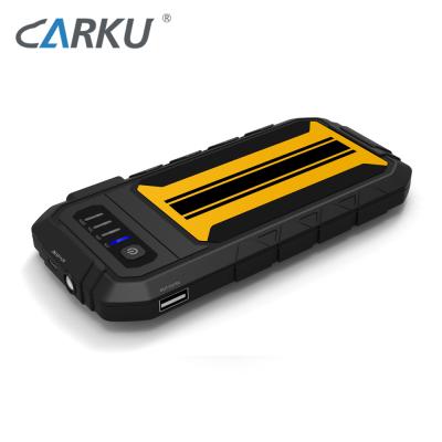 China CARKU Newnest 6000mAh Portable Car Jump Start Powerbank Car Jump Starter Bank with Fast Charging Battery Jumper Booster for sale