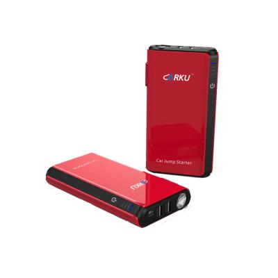 China 12V Gas Vehicle CARKU Multifunctional Portable Super Power Bank Jump Starter 8000mAh 400A Peak Current for sale