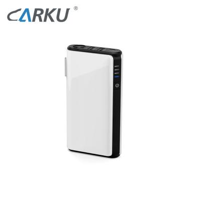 China CARKU 12V thinnest rechargeable lithium multifunctional car jump starter power bank 8000mAh 185*87*28mm for sale