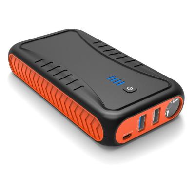 China Smart LCD Display Portable Mini Jump Starter 8000mAh 12v Jump Starter Power Bank with Car Emergency Tool for Roadside for sale