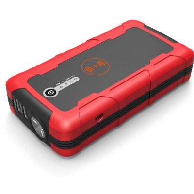 China Carku best selling 2020 new style portable car jump starter 10000mah with cordless charging 151*81*32mm for sale