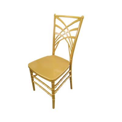 China Sinofur Modern Large Price Resin Gold Marching Band Stackable Chairs for sale