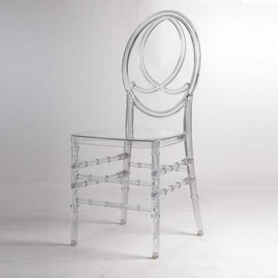 China Hotel Chair Wholesale Strong Bang Stacking Down Transparent Resin Phoenix Chair for sale